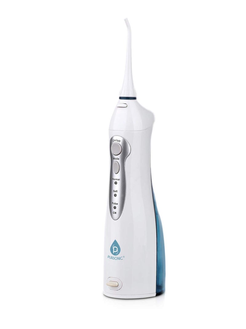 Pursonic USB Rechargeable Oral Irrigator Water Flosser, Helps Remove Plaque And Dilute Harmful Toxins. - Image 5